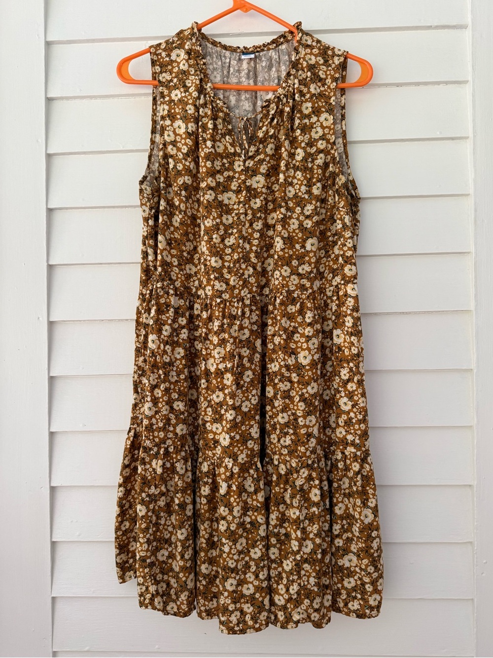 Old Navy | Floral Tiered Mini Dress Size Large